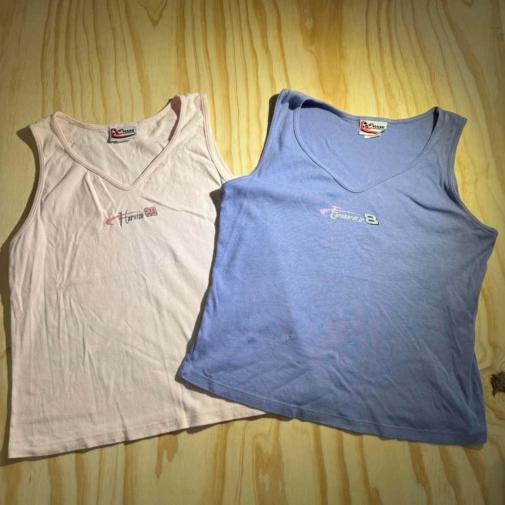Vintage 90s Chase NASCAR Tank Top Bundle Earnhardt Harvick XL XXL Multi